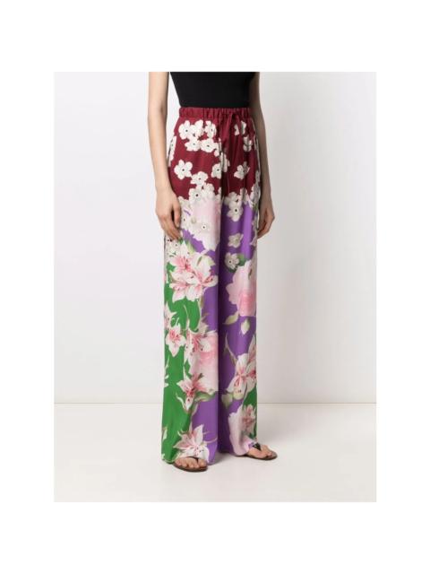 Valentino Valentino Garavani Floral-Print Trousers