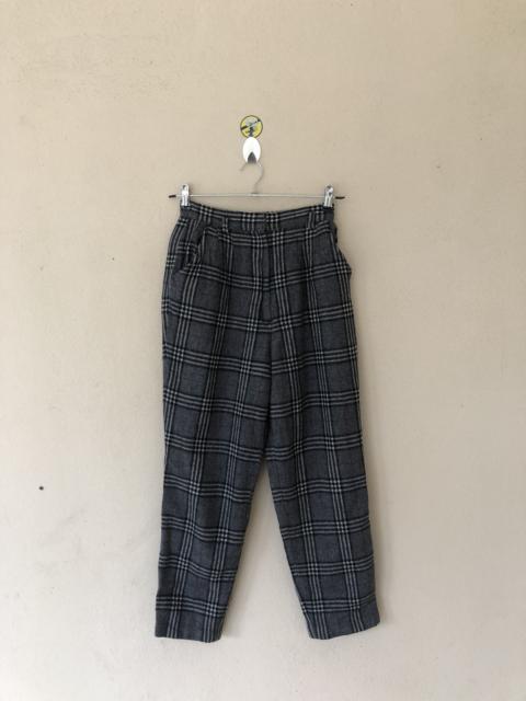 Other Designers Vintage - VINTAGE CHECKERED CASUAL PANTS