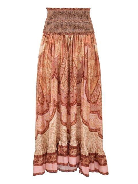 Zimmermann WANDERLUST FRILL MAXI SKIRT