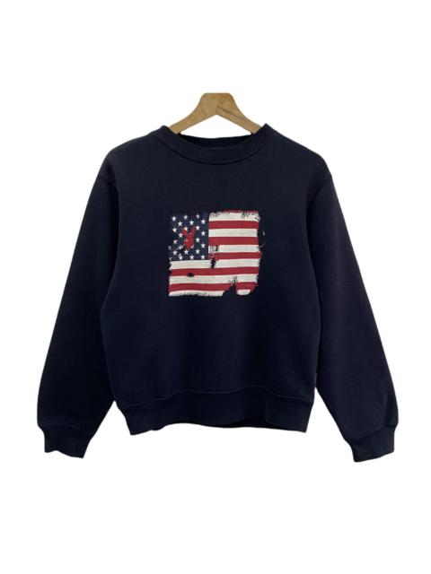 🔥VINTAGE PLAYBOY US FLAG EMBROIDERY SWEATSHIRT