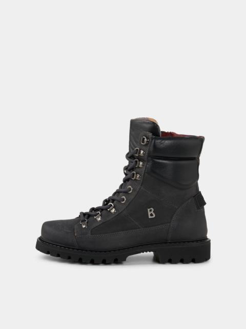 BOGNER Lace-up boots Helsinki with spikes in Dark gray