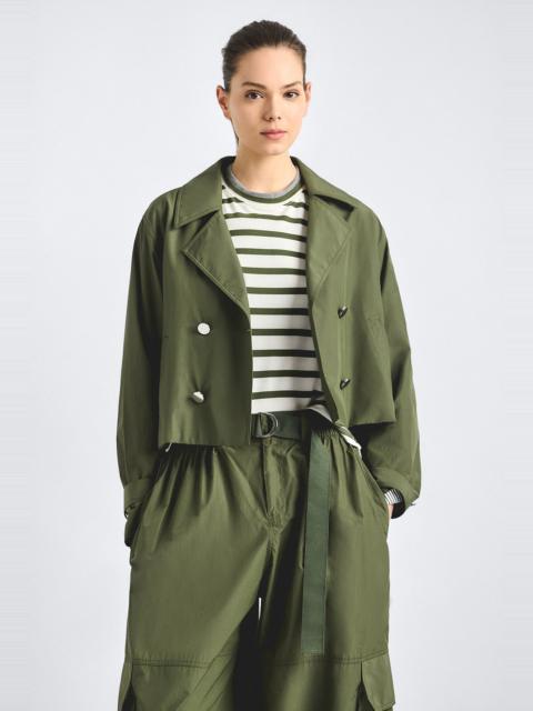 DEREK LAM 10 CROSBY RENATA CROPPED TRENCH