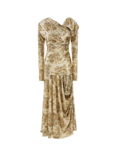 GANNI Ganni Women Printed Velvet Dress