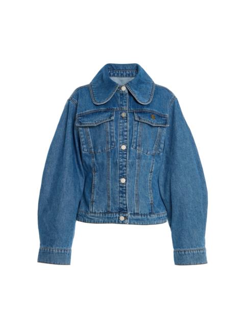 BY MALENE BIRGER Villes Cotton Denim Jacket blue