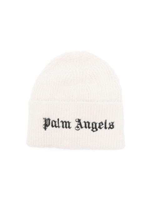 logo-embroidered beanie