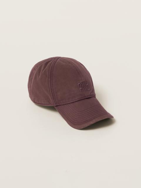 Miu Miu Drill baseball cap