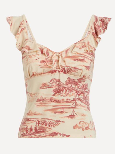 Reformation Lemmy Dolce Vita Knit Top