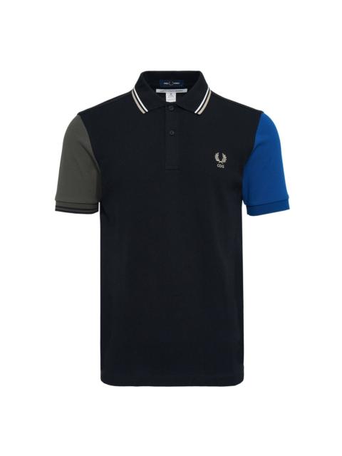 Comme des Garçons SHIRT CDG SHIRT x FRED PERRY Color-Block Polo Shirt