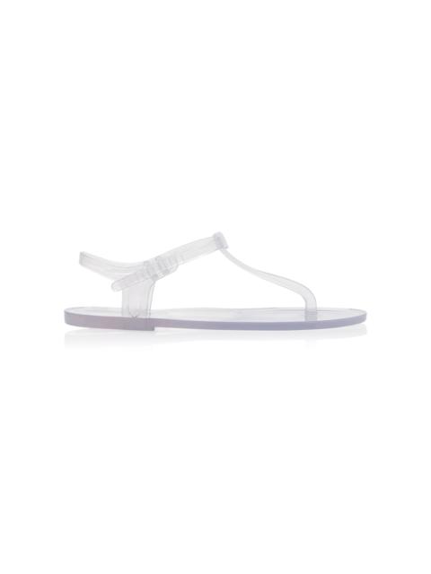 CHRISTOPHER ESBER Billi T-Bar PVC Sandals clear
