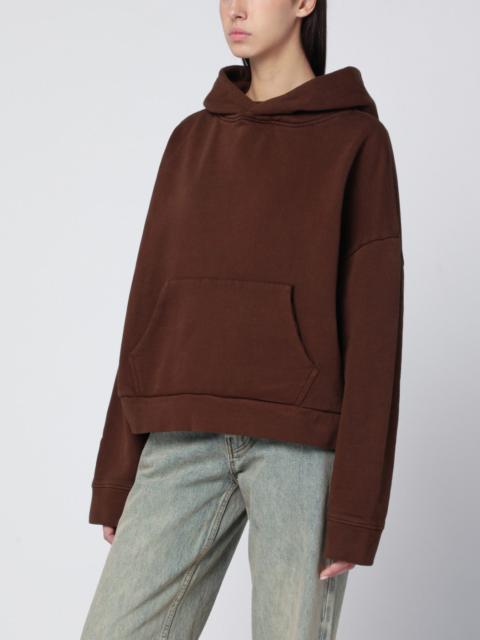 entire studios Brown hooded sweatshirt