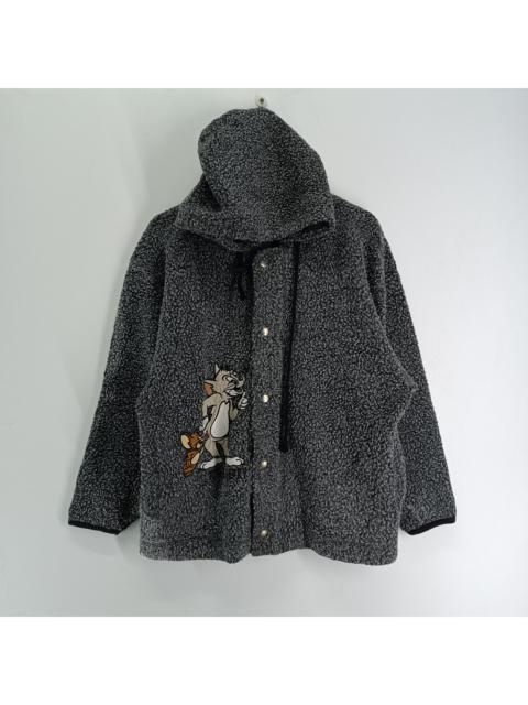 Other Designers RARE VINTAGE TOM AND JERRY ANORAK FLEECE HOODIE JACKET