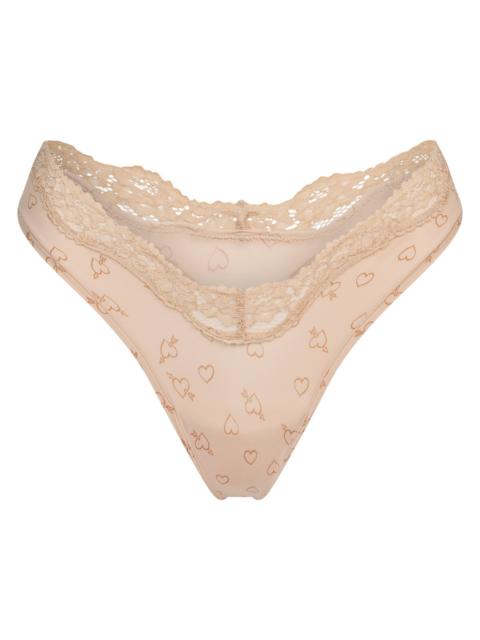 SKIMS Skims Printed Stretch-jersey Thong