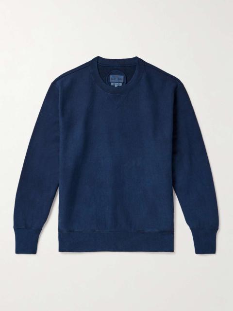 Indigo-Dyed Cotton-Jersey Sweatshirt