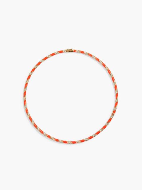 Zimmermann Gold-tone, crystal and enamel choker