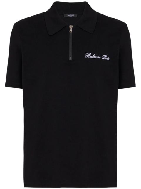 Balmain Balmain Men Polo Shirt With Embroidery