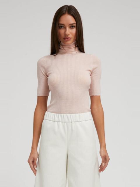 SPRWMN BLUSH CASHMERE TURTLENECK