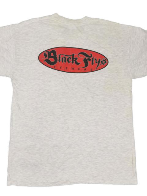 Other Designers Vintage Black Flys Eyewear SackateBoard T shirt Hooks Up