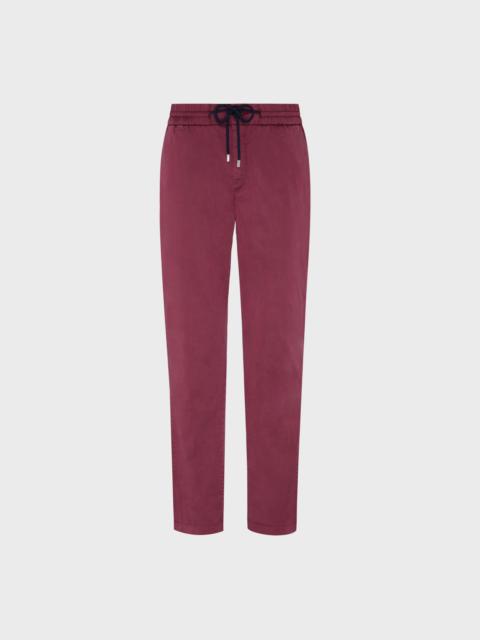 Vilebrequin MEN ELASTIC WAIST TENCEL SATIN PANTS