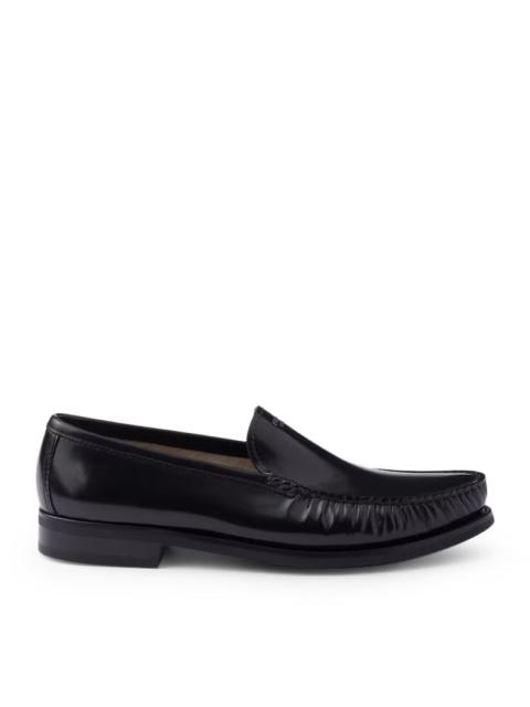 Prada Prada Men Brushed Leather Loafers