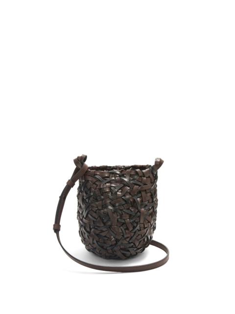 Small Nest Basket bag in calfskin