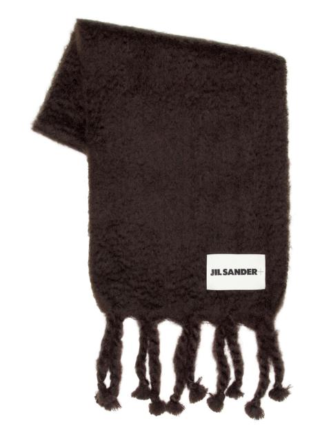 Jil Sander Logo Plain Scarf