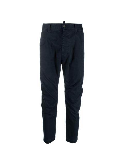 DSQUARED2 mid-rise tapered trousers