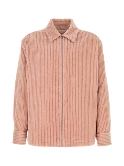 Jil Sander Jil Sander Men Pink Corduroy Shirt