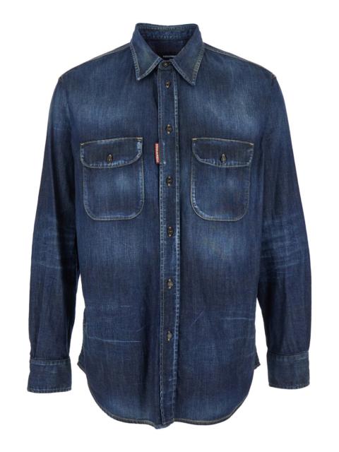 DSQUARED2 Dsquared2 Men Canadian Vintage Shirt