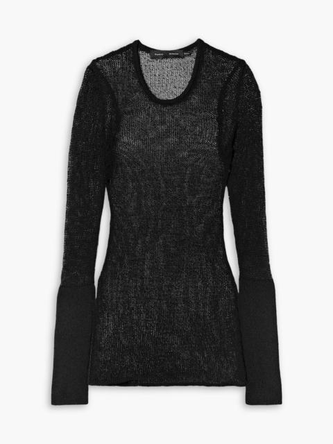 Proenza Schouler Willa two-tone knitted sweater