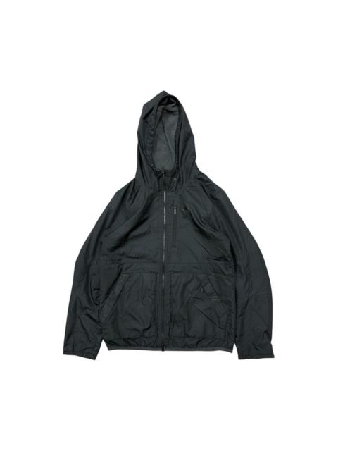 Nike Nike Fleece Shell Black Hooded Windbreaker Jacket