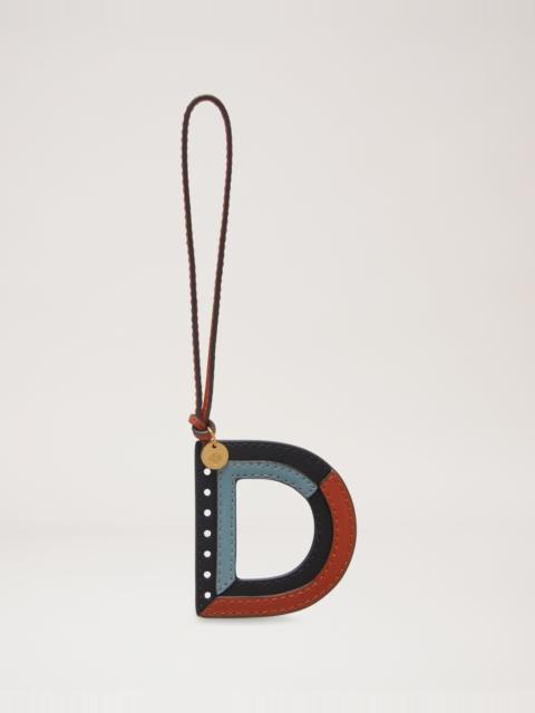 Mulberry Tri-Colour Leather Keyring - D
Black Silky Calf