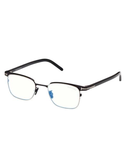 TOM FORD Tom Ford Blue Light Block Square Men's Eyeglasses FT5854-D-B 001 49