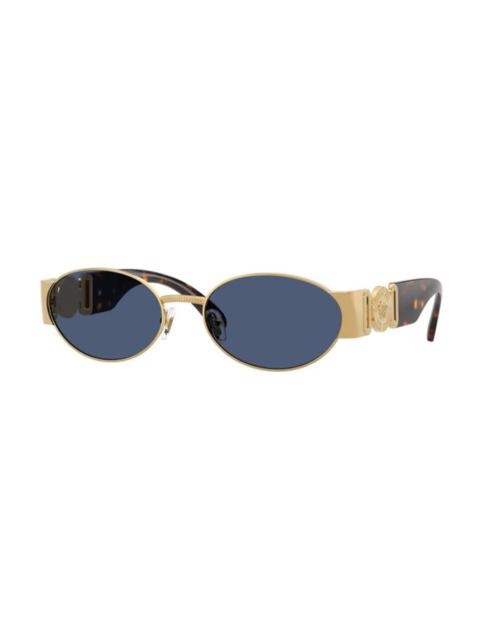 VERSACE Versace Ladies Black Oval Sunglasses VE2299 100280