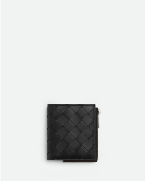 Bottega Veneta Intrecciato Bi-Fold Wallet With Zip