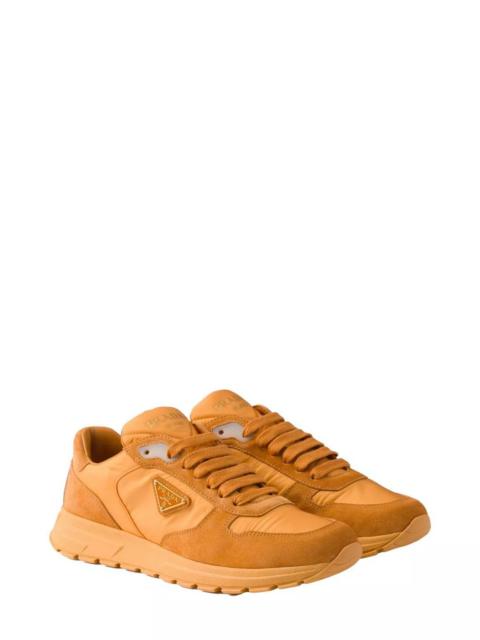 Prada Women's Prax 2.0 Re-Nylon and Suede Sneakers