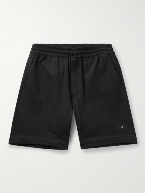 Y-3 Straight-Leg Organic Cotton-Jersey Drawstring Shorts