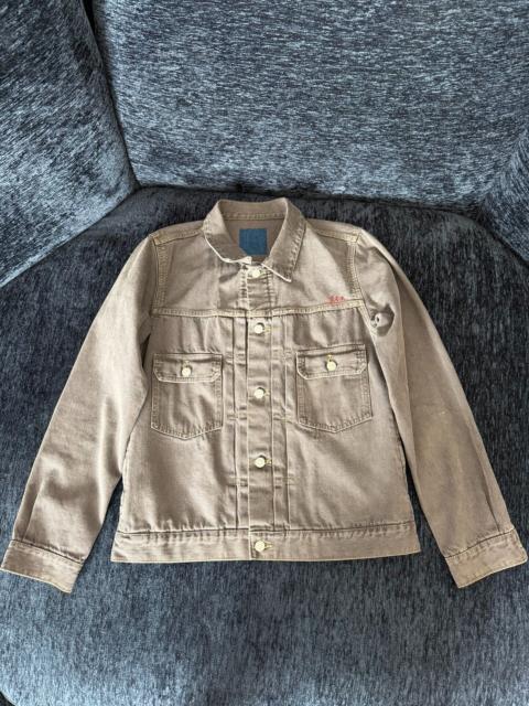 visvim visvim AW18 FIL ICT 101 Jacket Damaged Black Flag Denim Washed Jacket