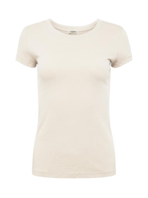 L'AGENCE Cory Cotton Scoopneck Tee