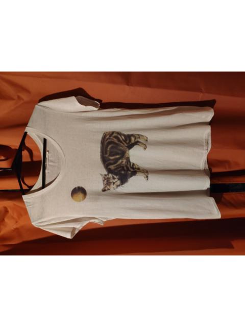 UNDERCOVER ARCHIVE ! Cat moon printed white t-shirt
