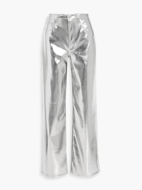 rag & bone Logan metallic straight-leg pants