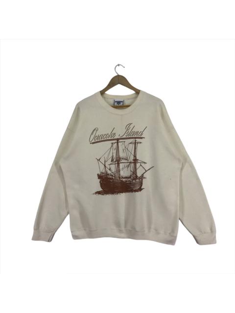 Other Designers Vintage - Vintage 90s Ocracoke Island Sweatshirt Crewneck