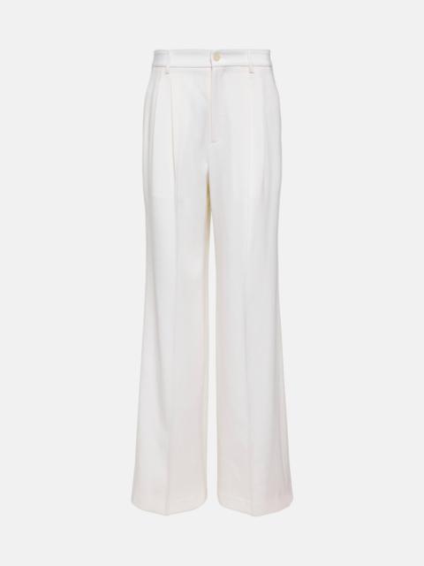 NILI LOTAN Flavie virgin wool wide-leg pants