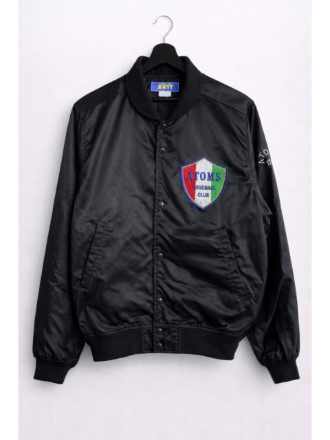 Other Designers Japanese Brand - Vintage ZETT ATOMS Baseball Club Satin Jacket – Japanese