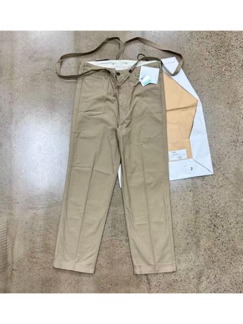 visvim Visvim 20ss Camus Braces Pants Beige