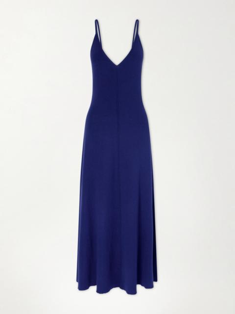 arch4 Clarbeston Cotton, Silk And Cashmere-blend Maxi Dress
