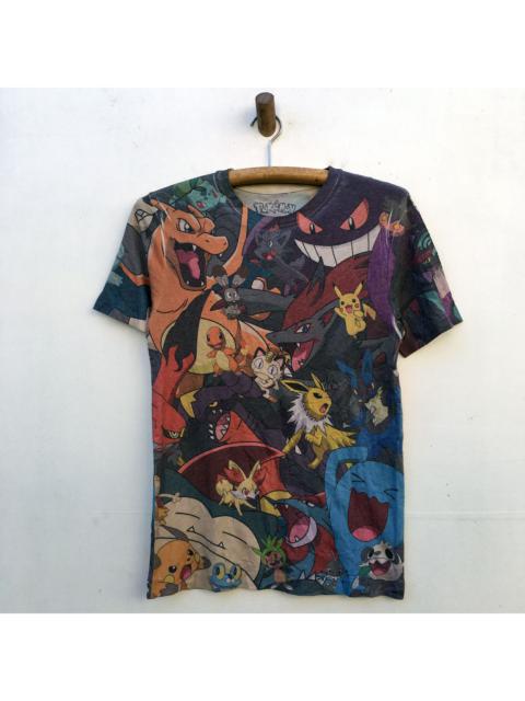 Other Designers Japanese Brand - Pokemon Japan Full Print Graphics Tees Sci Fantasy