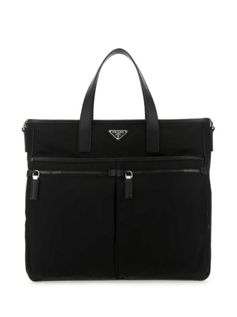 Prada Prada Men Black Nylon Handbag