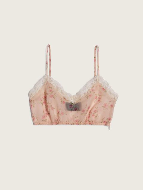 Simone Rocha Sheer Lace Trim Bralette