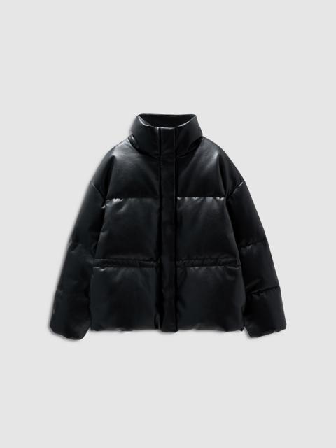 ANINE BING Oslo Puffer - Black Recycled Leather
