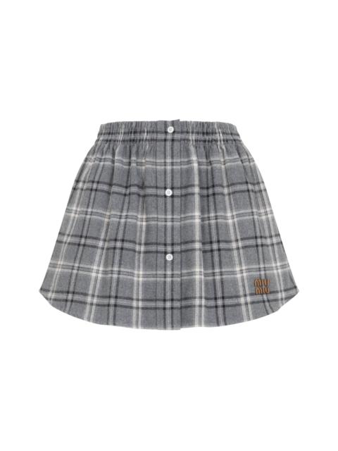 Miu Miu Miu Miu Cotton Midi Skirt Women